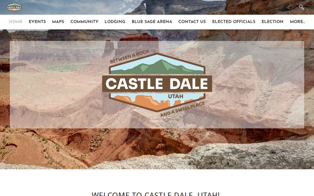 Castle Dale official municipal source for booking-record routing