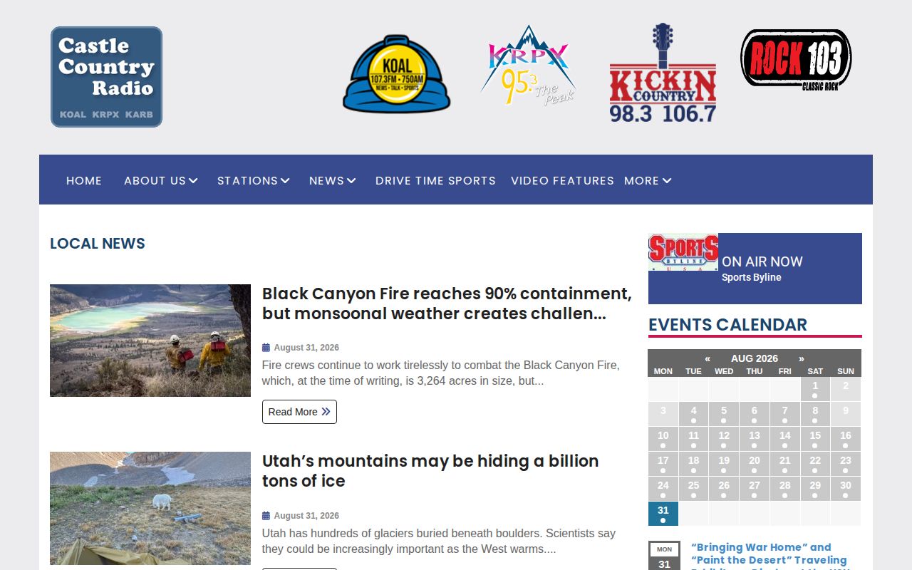 Castle Country Radio local-news category